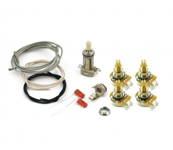 Guitar Patrol - Les Paul wiring kit, long shaft CTS pots