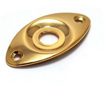 Guitar Patrol - Virgo Eye-shaped Jack Plate Gold