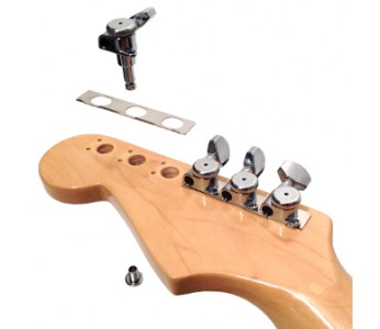 Guitar Patrol - Hipshot Vintage Tuners upgrade kit with UMP - Chrome