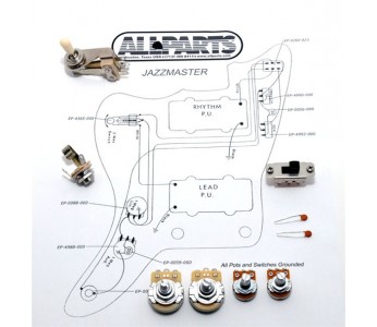 Allparts Wiring Kit for Jazzmaster®