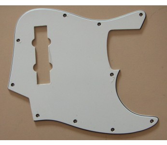 Allparts J-Bass® Style Pickguard 3 ply White