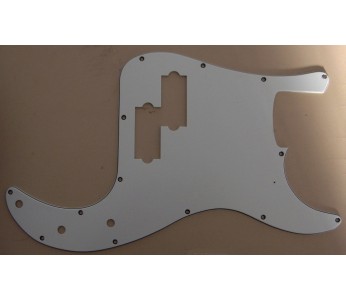 Allparts Precision Bass® Style Pickguard 3 ply White