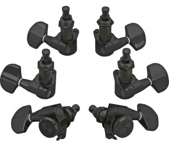 Planet Waves Auto-Trim Tuning Machines 6L Black