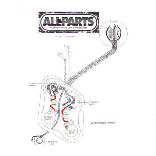 All parts cheap of a guitar