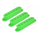 Allparts Pickup Covers Set Bright Green