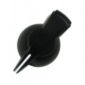 Virgo Plastic Pointer Knob Chicken Head Black