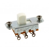 Guitar Patrol - Switchcraft On-On Slide Switch - White