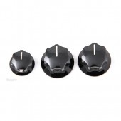 Guitar Patrol - Fender® Jazz Bass Knob Set, black