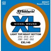 D'Addario Electric Guitar Strings EXL140 10-52 