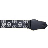 Get'm Get'm Iron Cross guitar and bass strap