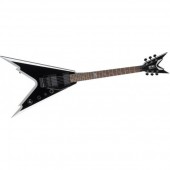 Dean Razorback V 255 Black w/ Silver bevels