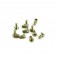 Guitar Patrol - Fender® nickel vintage bridge block screws, nickel