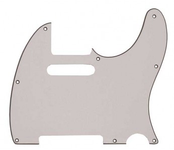 Guitar Patrol - Allparts 3-ply white pickguard for Telecaster