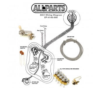 Guitar Patrol - Allparts Wiring Kit for SG - EP 4146-000
