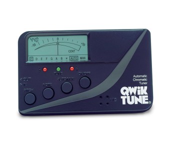 Quik Tune QT2 Tuner voor Gitaar en Basgitaar