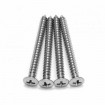 Allparts guitar and bass neck screw set (4), steel