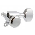 Allparts Mini 6-in-line Locking Tuners - Chrome