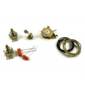 Guitar Patrol - Tele 3-way wiring kit, incl. pots, switch, wire, capacitors