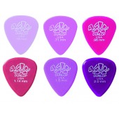 Dunlop Delrin 500 STD Plectrums - 6 Pack