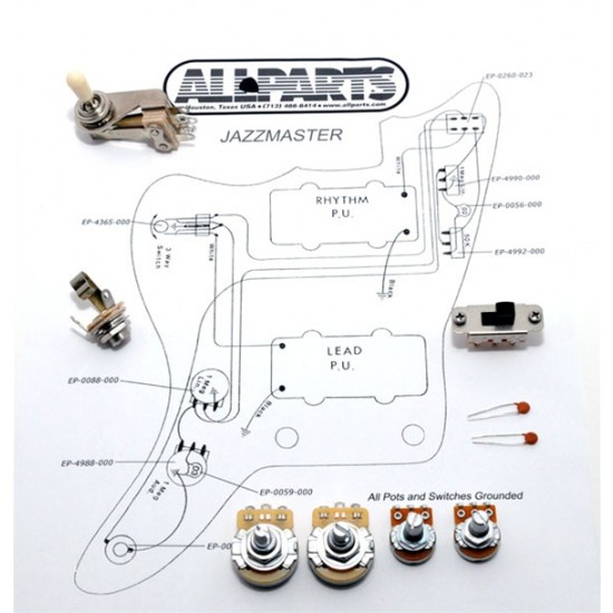 Wiring Kit For Jazzmaster, Jazzmaster Wiring Schematic